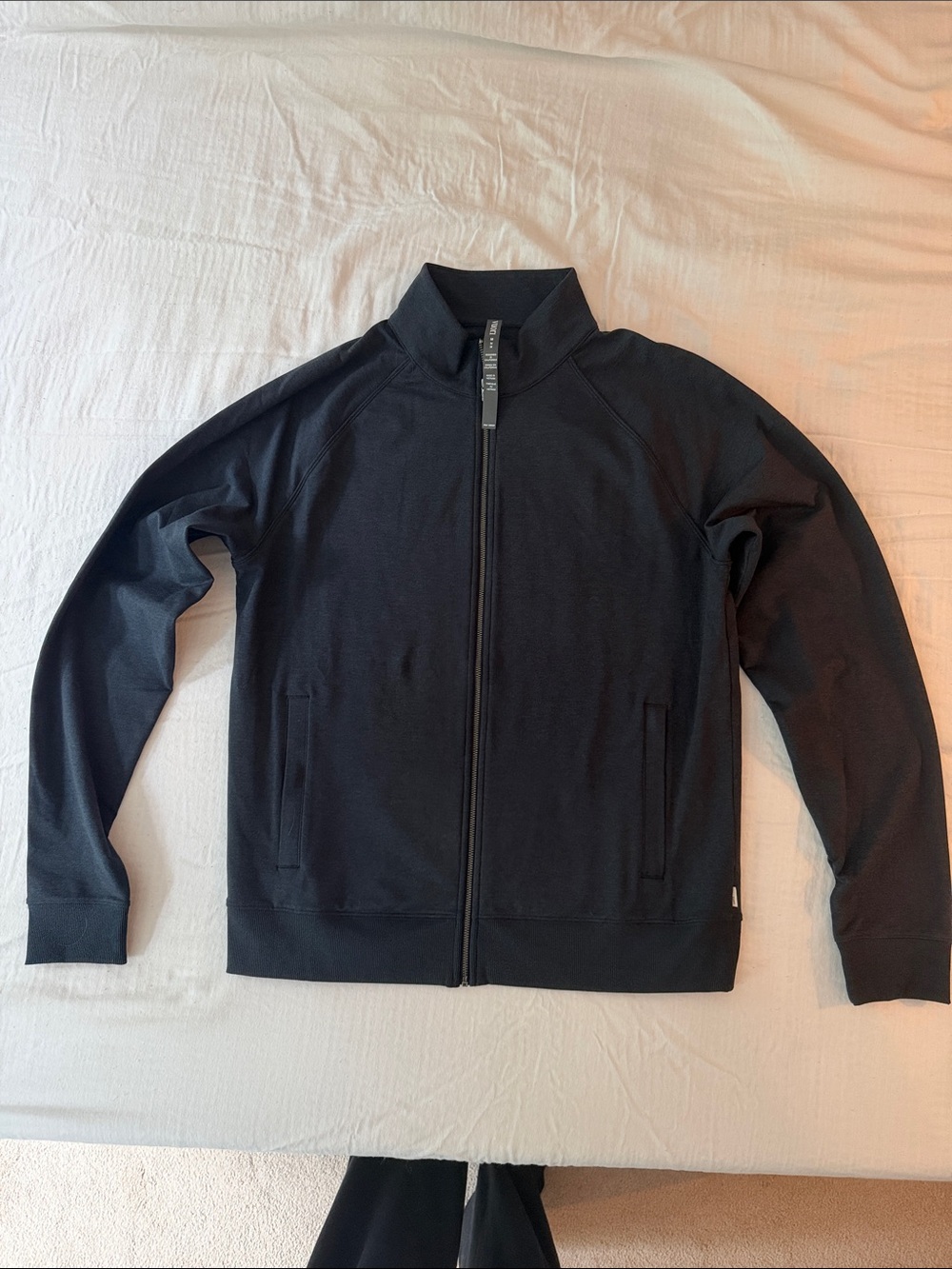 Vuori Black Full-Zip Knit Jacket